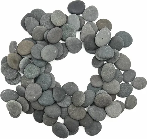 Miniatura 8 de lifetop 50 rocas de pintura, rocas naturales para bricolaje, rocas planas y suaves para artes, manualidades, decoración, rocas medianas y pequeñas