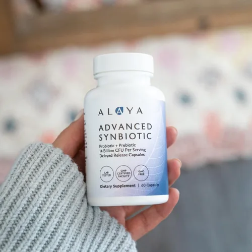 Miniatura 6 de Alaya Naturals Advanced Synbiotic - Probiótico + Prebiótico - Suplemento probiótico de liberación retardada de 14 mil millones de UFC