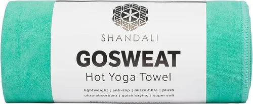 Miniatura 9 de Toalla Shandali GoSweat Antideslizante para Yoga Caliente con Microfibra de Ante Superabsorbente y Suave en Muchos Colores, para Pilates Bikram
