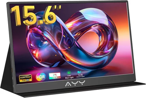 Miniatura 12 de AYY Monitor portátil 4k, pantalla táctil de 13.4" 3840x2160 Segunda pantalla 100% sRGB, 400cd HDR USB C Ultra Slim IPS Monitor portátil para Mac