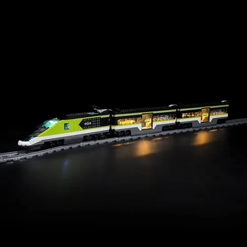 Miniatura 2 de BRIKSMAX Kit de iluminación LED para tren de pasajeros LEGO-60337 Express - Compatible con el modelo de bloques de construcción de Lego City,