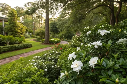 Miniatura 4 de Belmont Gardenia Jasminoides 30 plantas vivas, flores fragantes, follaje de hoja perenne, uso en interiores y exteriores, bajo mantenimiento