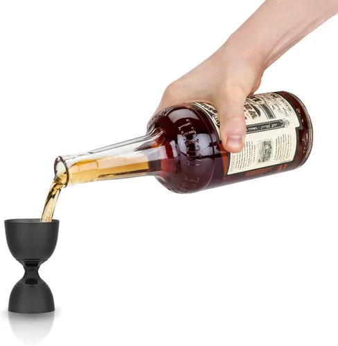 Miniatura 6 de Viski Canterbury - Juego de 1 herramienta de medición doble para cócteles, herramientas de bar y accesorios, herramienta de barman de acero Negro
