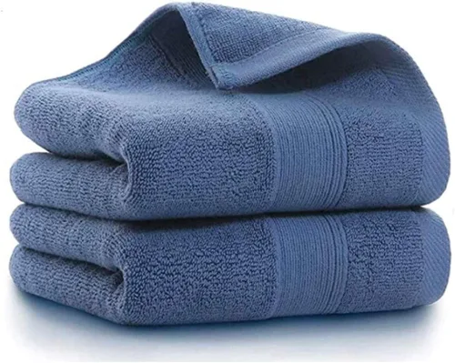 Paquete de 2 toallas de mano para baño (14 x 30 pulgadas), toalla de mano 100% algodón, altamente absorbente y de secado rápido, toalla suave para
