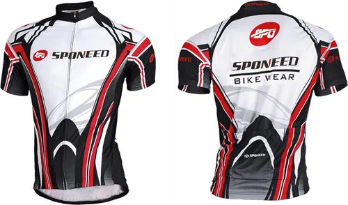 Miniatura 2 de sponeed Hombres Bicicletas Jersey Cremallera Completa Ciclismo Camisa Tops Transpirable