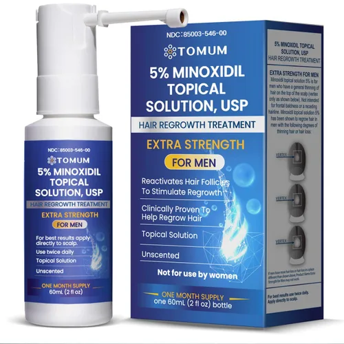 Miniatura 9 de Minoxidil para hombres y mujeres Crecimiento del cabello: 5% de minoxidil en aerosol tópico Tratamiento para el crecimiento del cabello Detener