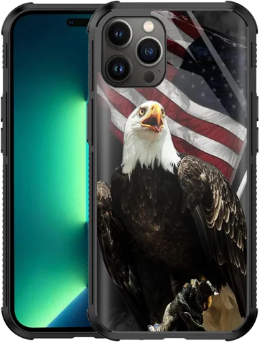 Miniatura 10 de Funda con diseño de ciervo y bandera estadounidense para iPhone 11 Pro Max - Funda protectora de poliuretano termoplástico resistente, antiarañazos