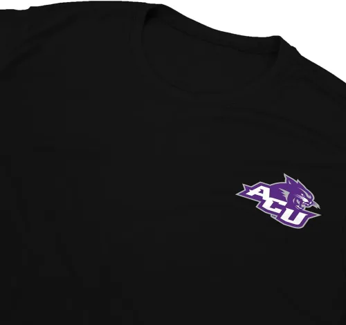 Miniatura 5 de Camiseta deportiva oficial de la NCAA Collegiate para hombre, colección negra con logotipo en el pecho izquierdo