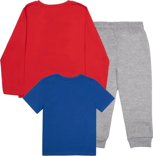 Miniatura 2 de Disney Mickey Mouse - Conjunto de 3 piezas para niños, camiseta de manga corta, camiseta de manga larga y pantalones deportivos, paquete de 3