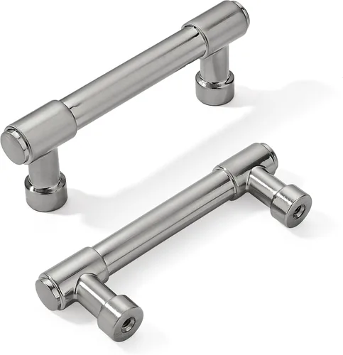Miniatura 46 de khtumeware - Juego de 2 tiradores grandes para gabinete, diámetro 1-3/4 pulgadas, zinc resistente, para cajones, puertas y tocadores, color latón
