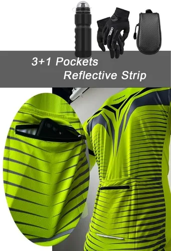 Miniatura 5 de Men's Cycling Jersey Short Sleeve Moisture Wicking Tops