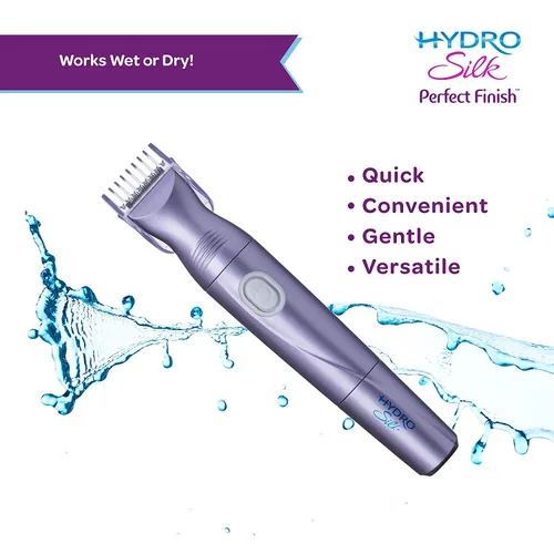 Miniatura 8 de Schick Hydro Silk Recortadora de acabado perfecto, kit de aseo 8 en 1 para mujer