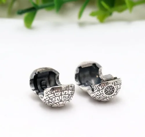 Miniatura 6 de Colgante de plata de ley 925 con clip de estrella, regalos de cuentas de joyería para mujer, pulsera y collar A0019