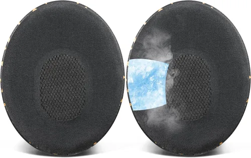 Miniatura 8 de SOULWIT Almohadillas de repuesto profesionales de gel refrescante para auriculares Bose QuietComfort(QC) 3 y OE1, almohadillas con espuma de Negro