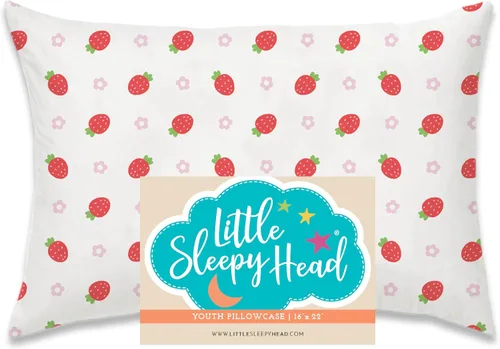 Miniatura 66 de Little Sleepy Head Funda de almohada para niños pequeños, 100% algodón y funda de almohada hipoalergénica para almohada de niños pequeños, funda