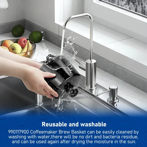 Miniatura 6 de Cesta de café de repuesto 990117900 para modelos Hamilton Beach 49980 49980A 49980Z 49983 49983S