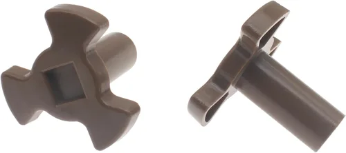 Miniatura 4 de 2 piezas de acoplador giratorio de microondas, 0.59 pulgadas, para horno de microondas, guía de rodillo, soporte para placa giratoria de microondas