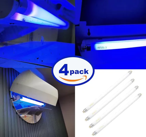 Miniatura 4 de Celiwace Paquete de 4 bombillas fluorescentes T5 F8T5 de 8 W, BL368 WS108, tubo fluorescente de repuesto, 12 pulgadas