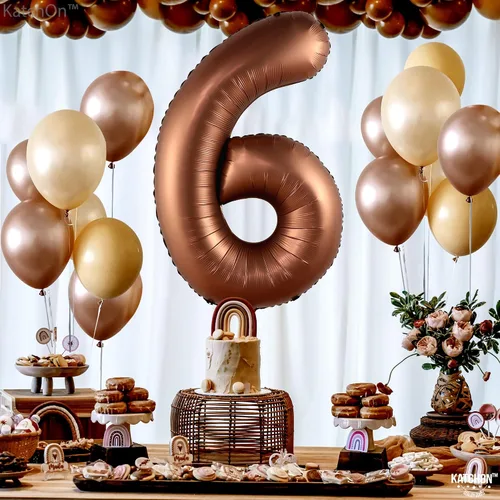 Miniatura 410 de KatchOn, Globo grande azul número 2 de 40 pulgadas Decoraciones de cumpleaños de Baby Shark para niño de 2 años Globo azul número 2 Globo