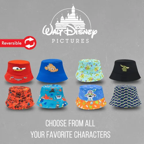 Miniatura 5 de Mickey Mouse - Sombrero de pescador para niños, sombrero de pescador para el verano, sombrero de playa para bebé, sombrero de sol para niños pequeños