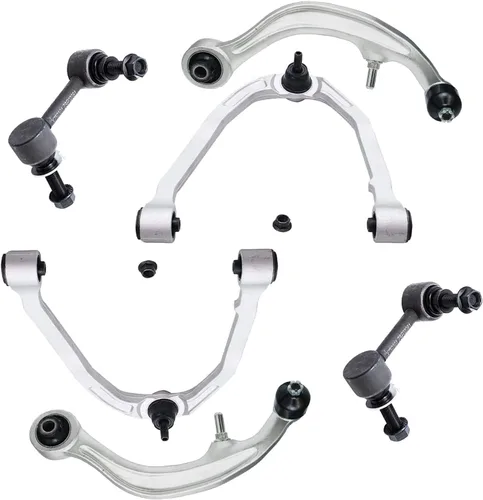Miniatura 110 de Detroit Axle - Kit de extremo delantero para Chrysler 300 Dodge Charge Challenger 2011-2023, 2 brazos de control inferiores traseros 2 rótulas