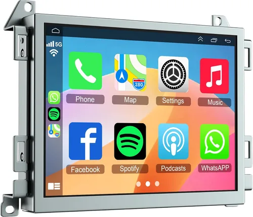 Miniatura 9 de Radio de coche 4G+64G de 8 núcleos para Dodge 2013-2018 RAM 1500/2500/3500 (CA manual y automática), pantalla táctil IPS de 9 pulgadas estéreo