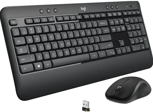 Miniatura 2 de Logitech MK540 Juego de teclado y mouse inalámbricos avanzados de 2,4 GHz, negro (920-008671)