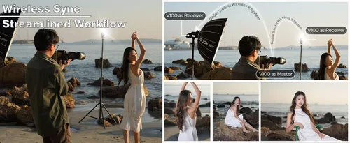 Miniatura 6 de GODOX V100 C Godox Flash para Canon - Flash TTL de 100Ws para cámaras Canon EOS, control de pantalla táctil, 400 destellos de potencia completa