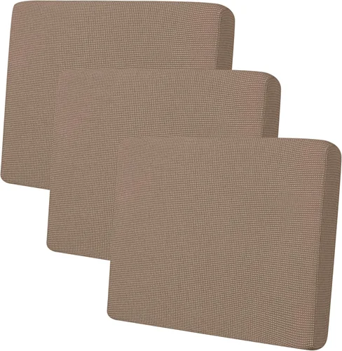 Miniatura 57 de Easy-Going - 4 Fundas de cojín elásticas para sofá seccional, izquierda/derecha, en forma de L, funda de asiento antideslizante, suave, flexible