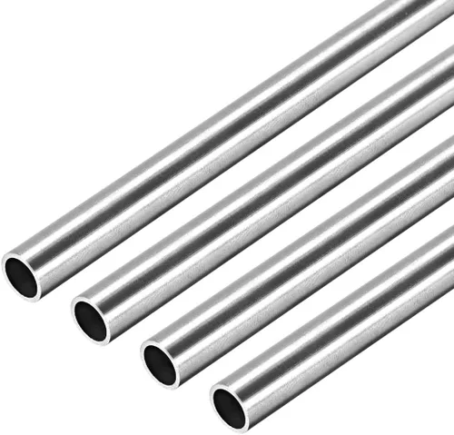 Miniatura 20 de uxcell Tubo redondo de acero inoxidable 304 0.276 in OD 0.016 in espesor de pared 9.843 in de longitud Tubo recto sin costura 4 piezas