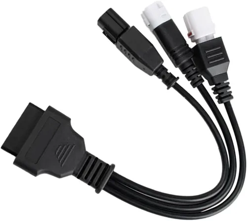 Miniatura 4 de Cable de adaptadores de motocicleta 16Pin hembra a 3 4 6pin macho OBDII herramienta de diagnóstico de motocicletas Cable de diagnóstico