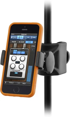 Miniatura 4 de IK Multimedia iKlip Xpand Mini soporte para micrófono con soporte para teléfono, compatible con teléfonos inteligentes iPhone y Android de 3.5" a
