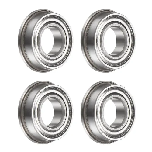 Miniatura 24 de uxcell Rodamiento de bolitas con bridas F683ZZ, 20pcs 0.118x0.276x0.118 in Acero cromado doble blindado ABEC1 cojinetes de brida