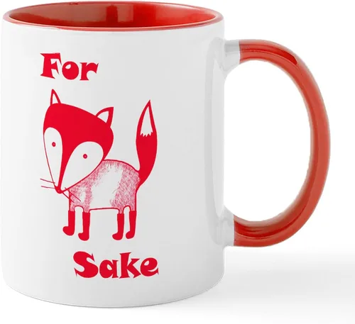 Miniatura 31 de CafePress Taza de café de cerámica For Fox Sake de 11 oz (11.0 fl oz)