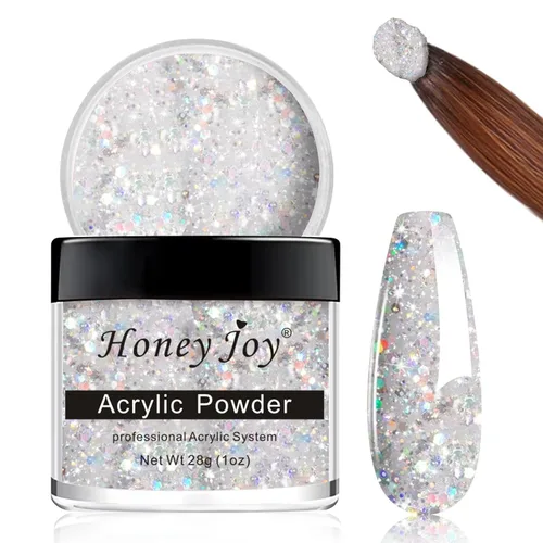 Miniatura 9 de Polvo acrílico profesional de 0.99 oz/caja de uñas acrílicas para uñas francesas color blanco transparente rojo desnudo para extensión de uñas