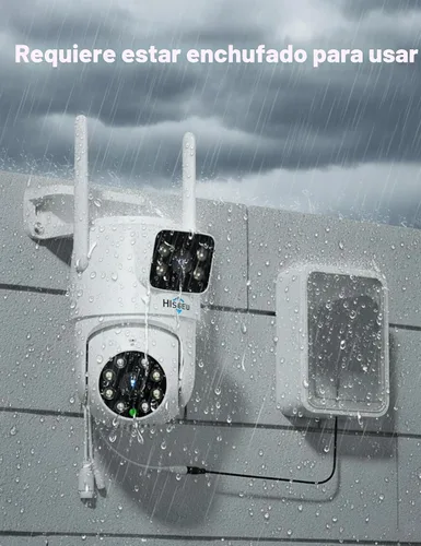 Miniatura 2 de Hiseeu - Cámaras de seguridad inalámbricas para exteriores, WiFi Pro de 5G y 2.4G, sistema de cámara de seguridad inalámbrica para el hogar, lente