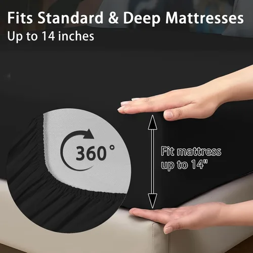 Miniatura 4 de Pamnest Juego de edredón tamaño Twin, juego de ropa de cama de mármol azul profundo de 5 piezas para niños y adultos, juegos de sábanas de piedra