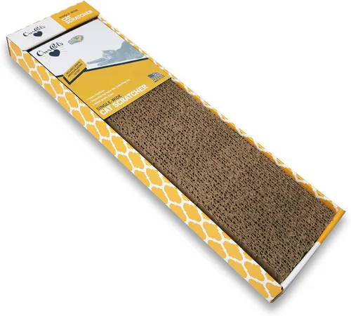 Miniatura 11 de Our Pets Rascador cósmico para gatos, hierba gatera cultivada en Norteamérica incluida, reversible para el doble de uso, 18.13 x 10.13 x 1.25