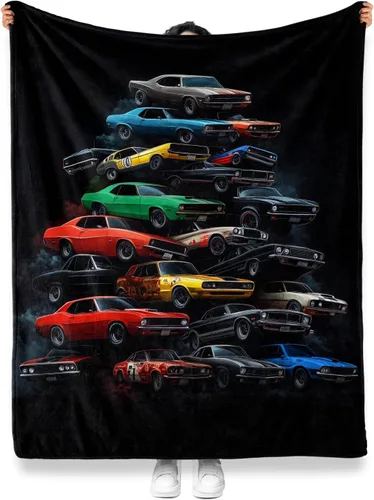 Miniatura 3 de Jekeno Manta de regalo de automóvil para hombre, hijo, hermano, cumpleaños, San Valentín, Navidad, suave y acogedora felpa para niños, adolescentes