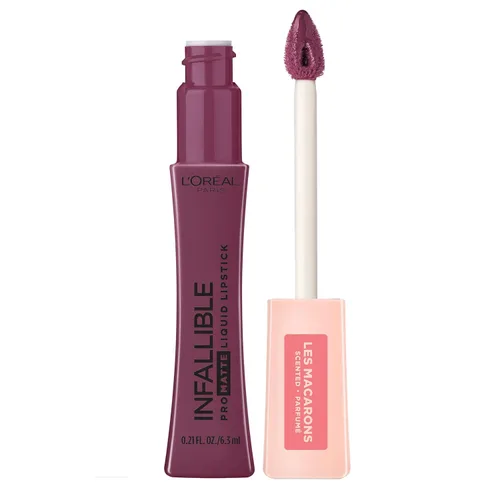 Miniatura 19 de L'Oréal Paris Cosmetics Infallible Pro Matte Les Chocolats - Lápiz labial líquido perfumado, Candy Man, 0.21 onzas líquidas
