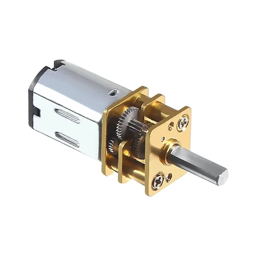 Miniatura 6 de 3 piezas DC 12V 1000RPM N20 Motor de reducción de velocidad de par de torsión de 0.118 in Mini motor de engranajes de metal con caja de engranajes