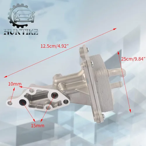 Miniatura 4 de 21300-JA06A Enfriador de aceite de motor con junta compatible con N-issan Rogue Altima Sentra 2.5L 2007-2013 21304-JA00A
