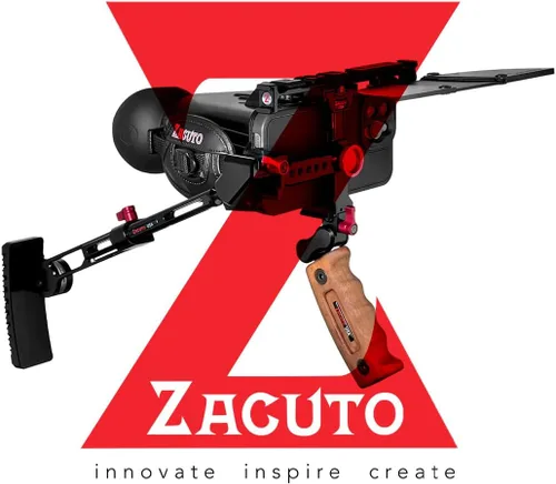 Miniatura 7 de Zacuto Stock de hombro Estabilizador ajustable, estabilizador de teléfono con agarre ligero y versátil Accesorio para teléfono inteligente