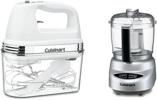 Cuisinart Paquete de batidora de mano Power Advantage Plus con procesador de alimentos y accesorios