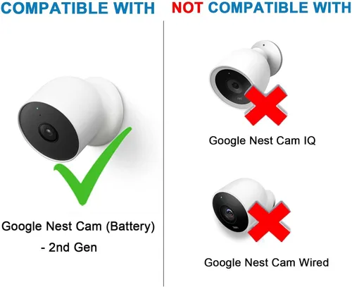Miniatura 2 de DIANMU Cable de alimentación y adaptador de 20 pies para Google Nest Cam para exteriores o interiores (batería), cable de carga resistente a