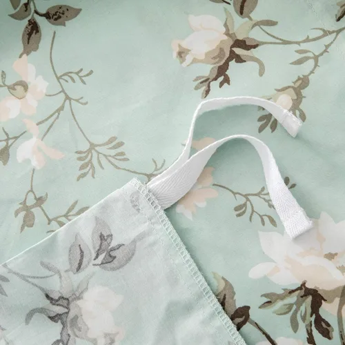 Miniatura 7 de Eikei Juego de funda de edredón y fundas de almohada florales Shabby Chic Cottage Garden Botanical Nature Flowers Col Roses Ppeony Rosy Vines