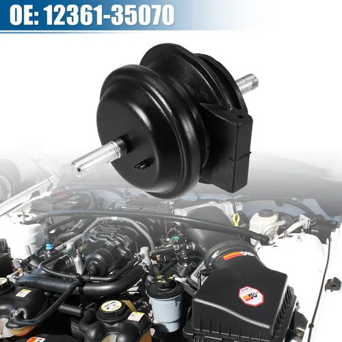 Miniatura 3 de X AUTOHAUX Soporte de motor delantero izquierdo o derecho 12361-35070 para Toyota Supra 3.0L 1989-1993 Soporte de montaje del puntal de par motor