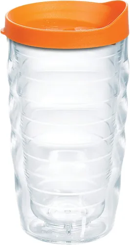 Miniatura 37 de Taza de viaje Tervis de doble pared transparente y colorida con tapa fabricada en Estados Unidos mantiene las bebidas frías y calientes, 24 onzas