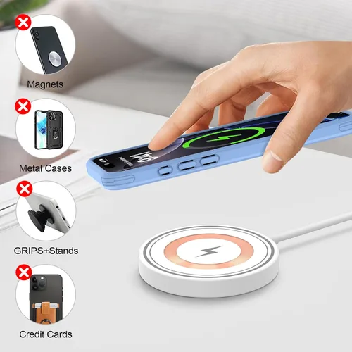Miniatura 6 de Cargador inalámbrico magnético para iPhone, almohadilla de carga rápida para cargador MagSafe para iPhone 17 Pro Max Air 16e 16 Pro Max 16 Plus 15
