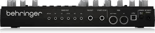 Miniatura 2 de Behringer Rhythm Designer RD-6-BK - Batería analógica negra con 8 sonidos de batería, secuenciador de 64 pasos y efectos de distorsión
